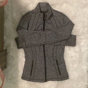 Lululemon define jacket size 4 (Heathered black)